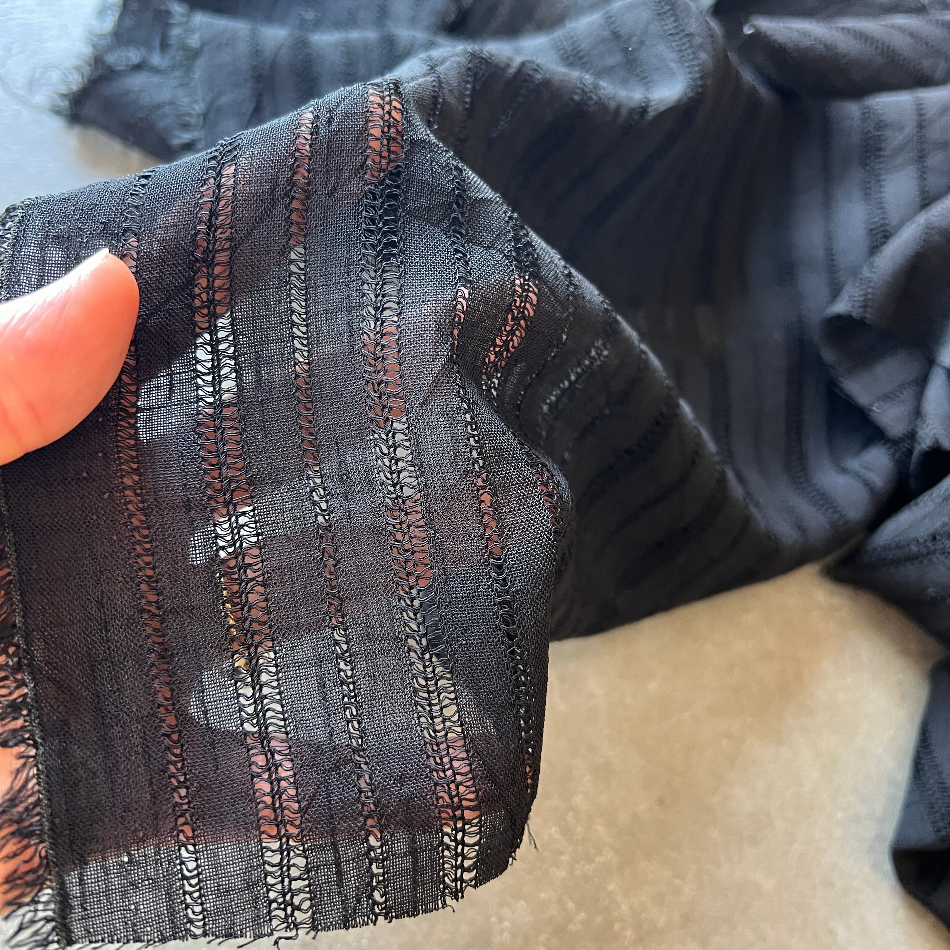 Banded Black    $18.00 per metre - Image 5