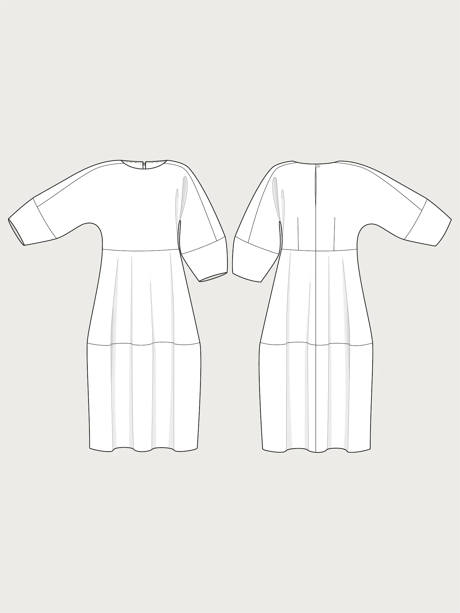 Barrel Dress Pattern- The Assembly Line - Image 3