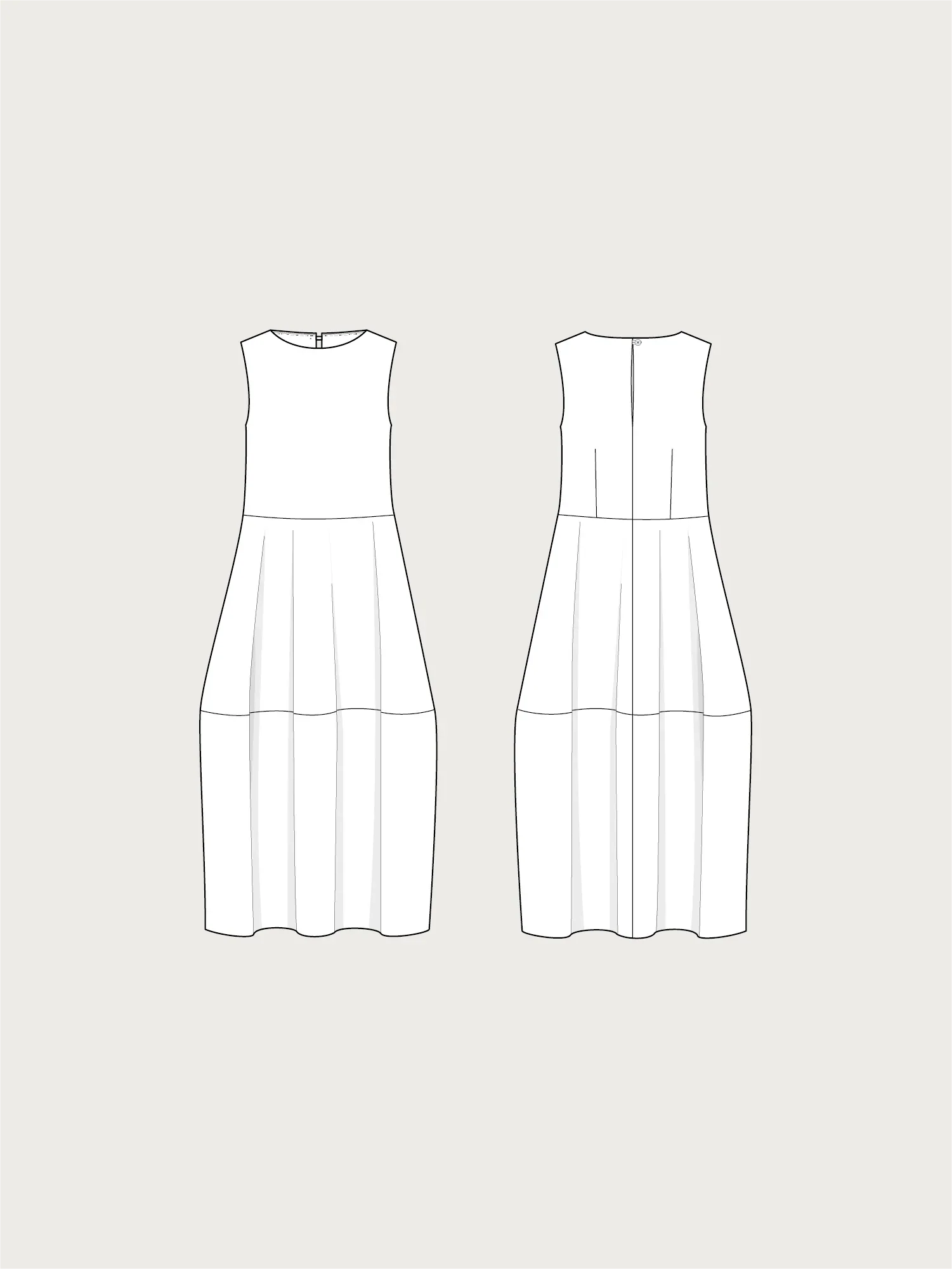 Barrel Dress Pattern- The Assembly Line - Image 4