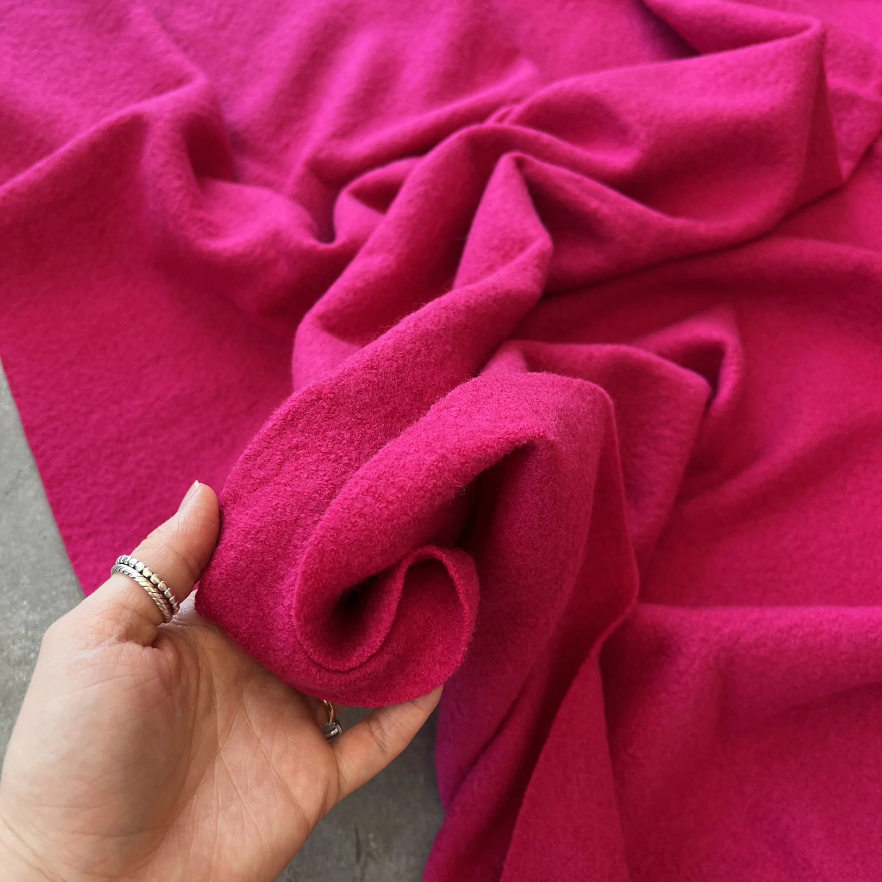 Belhus Hibiscus (Boiled wool)   $79.00 per metre - Image 3