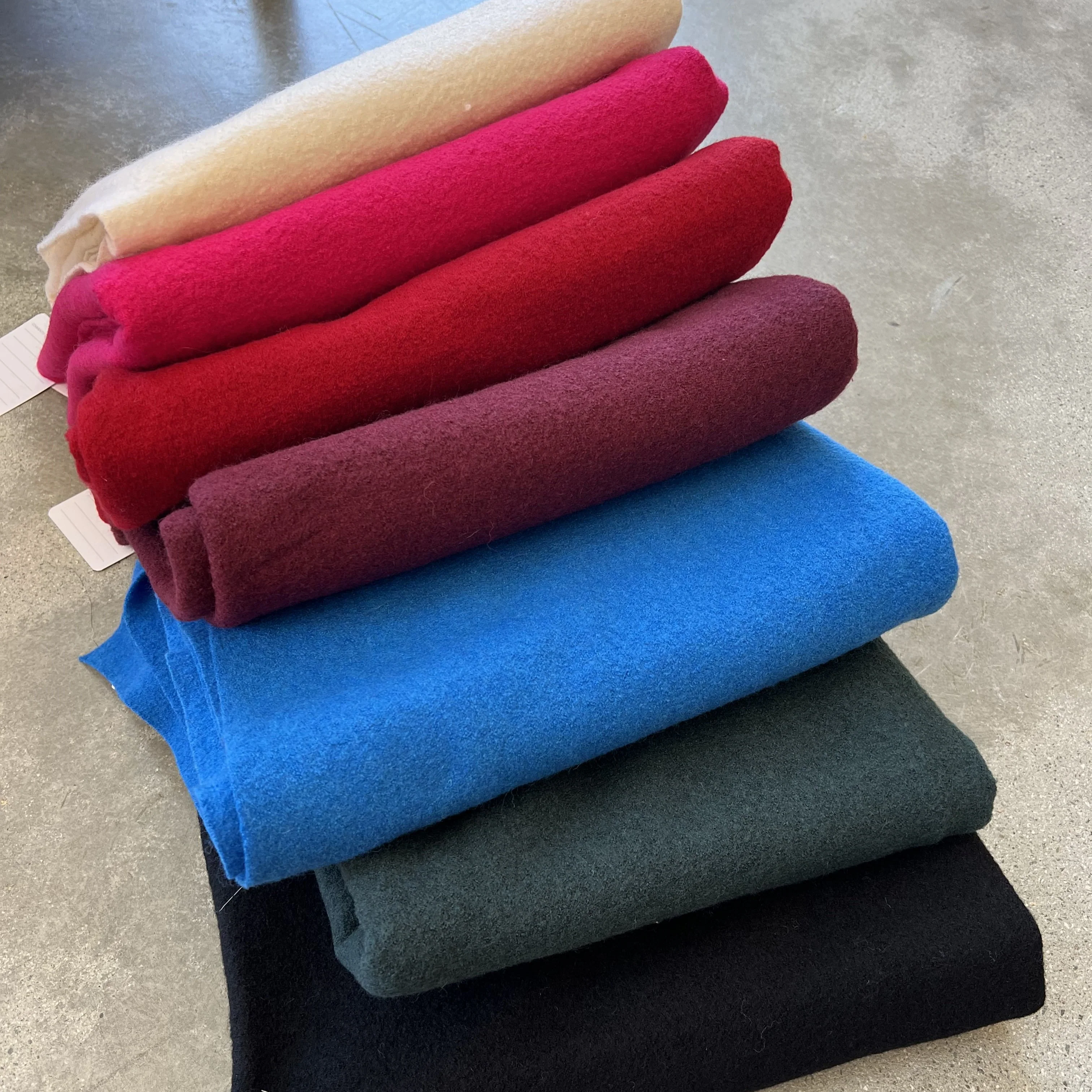 Belhus Hibiscus (Boiled wool)   $79.00 per metre - Image 4