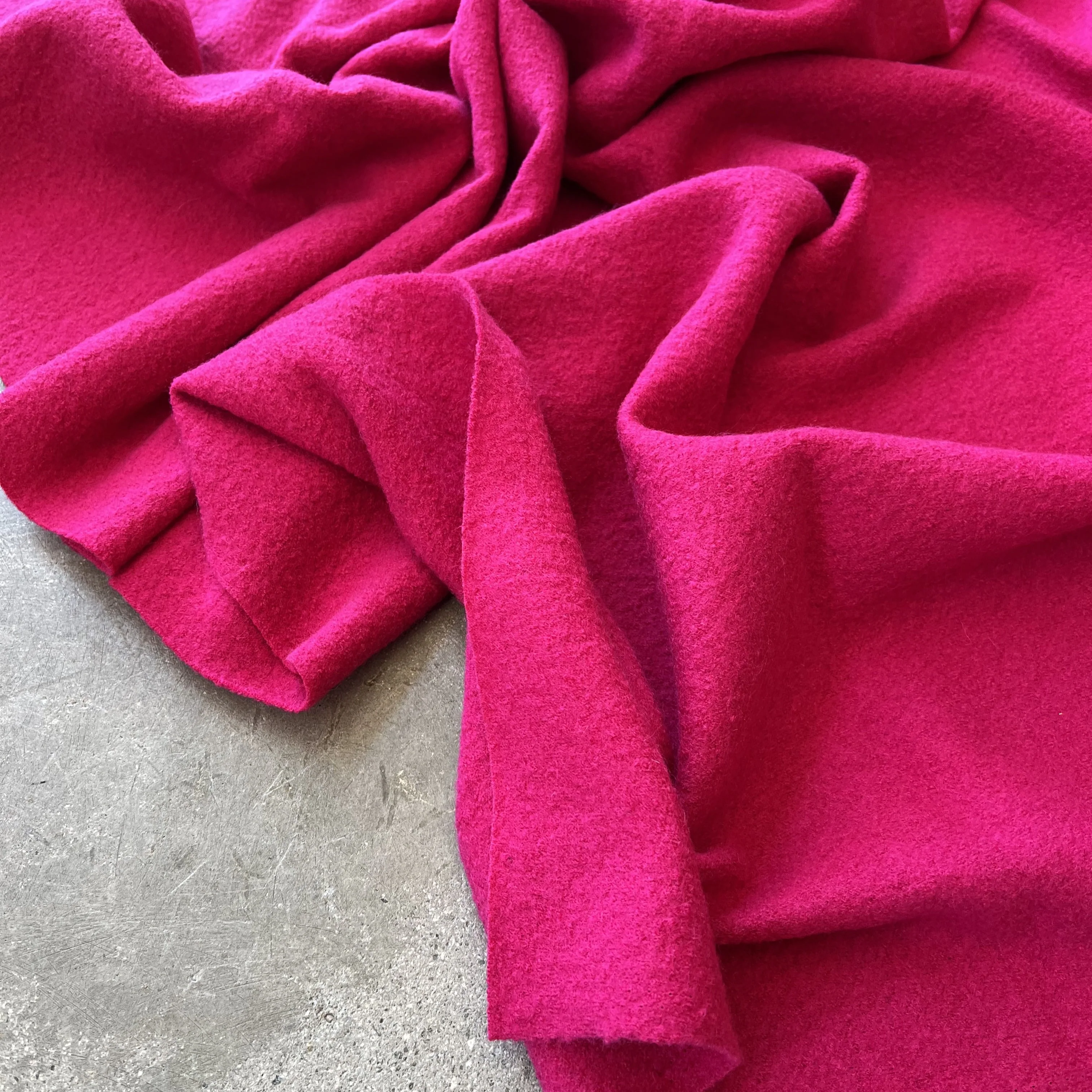 Belhus Hibiscus (Boiled wool)   $79.00 per metre - Image 5