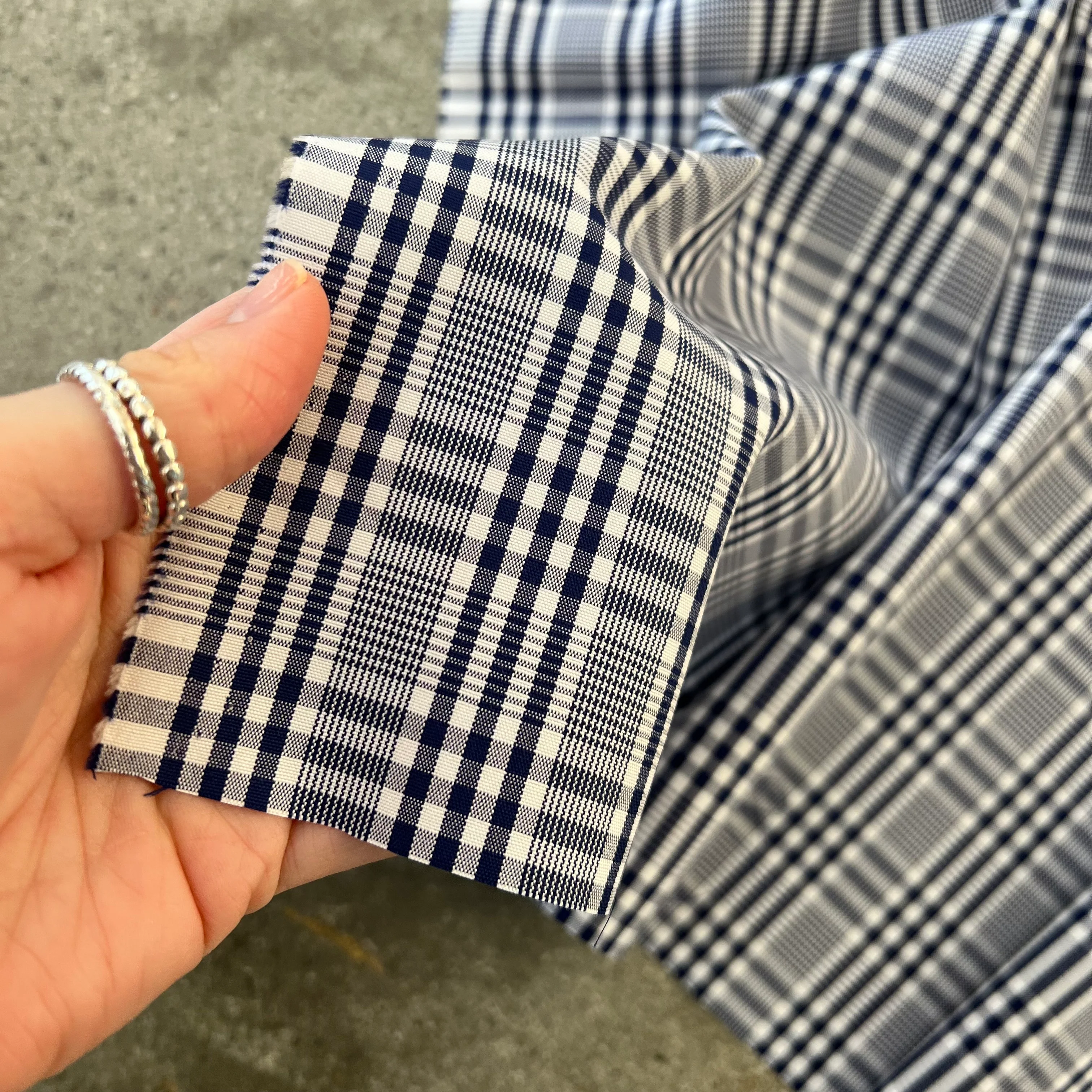 Break line Navy   SALE $10/ ~ WAS $18 per metre - Image 4