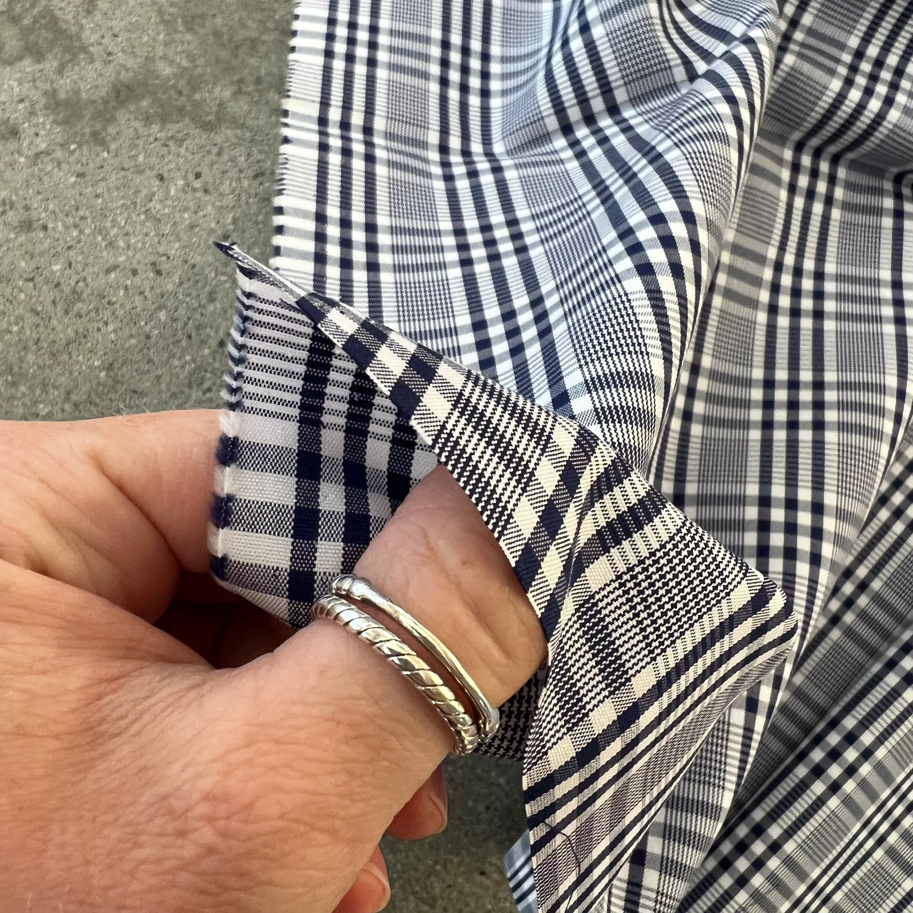 Break line Navy   SALE $10/ ~ WAS $18 per metre - Image 5