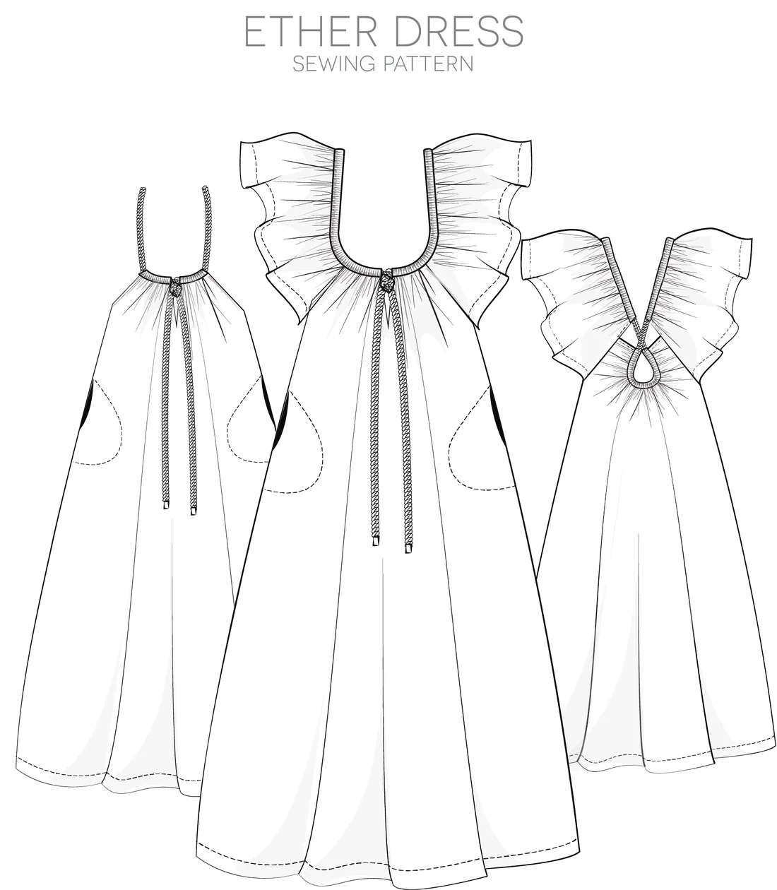 Ether Dress pattern- Pattern Fantastique - Image 4