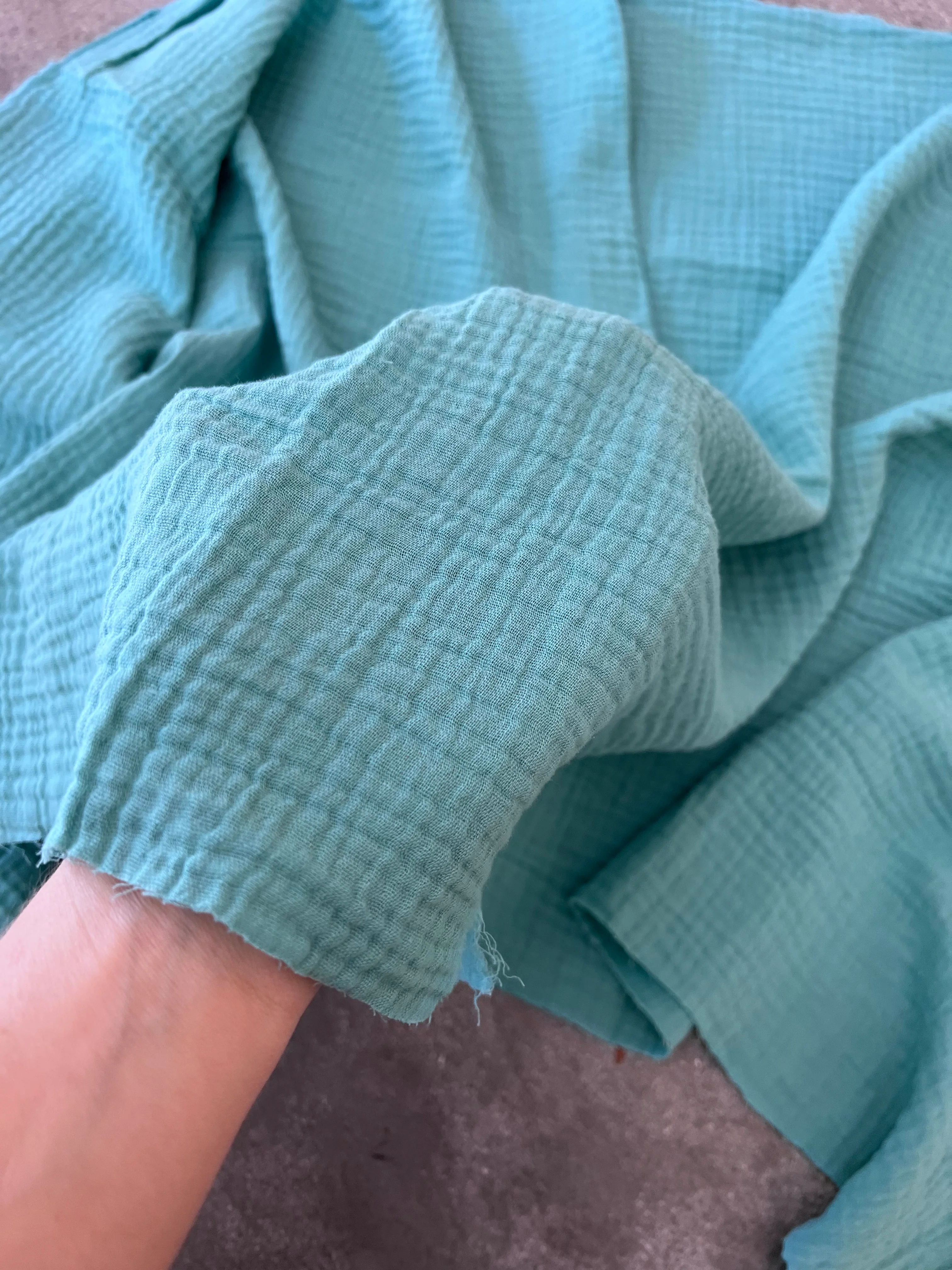 Juniper Organic Aqua    $16 per metre - Image 4