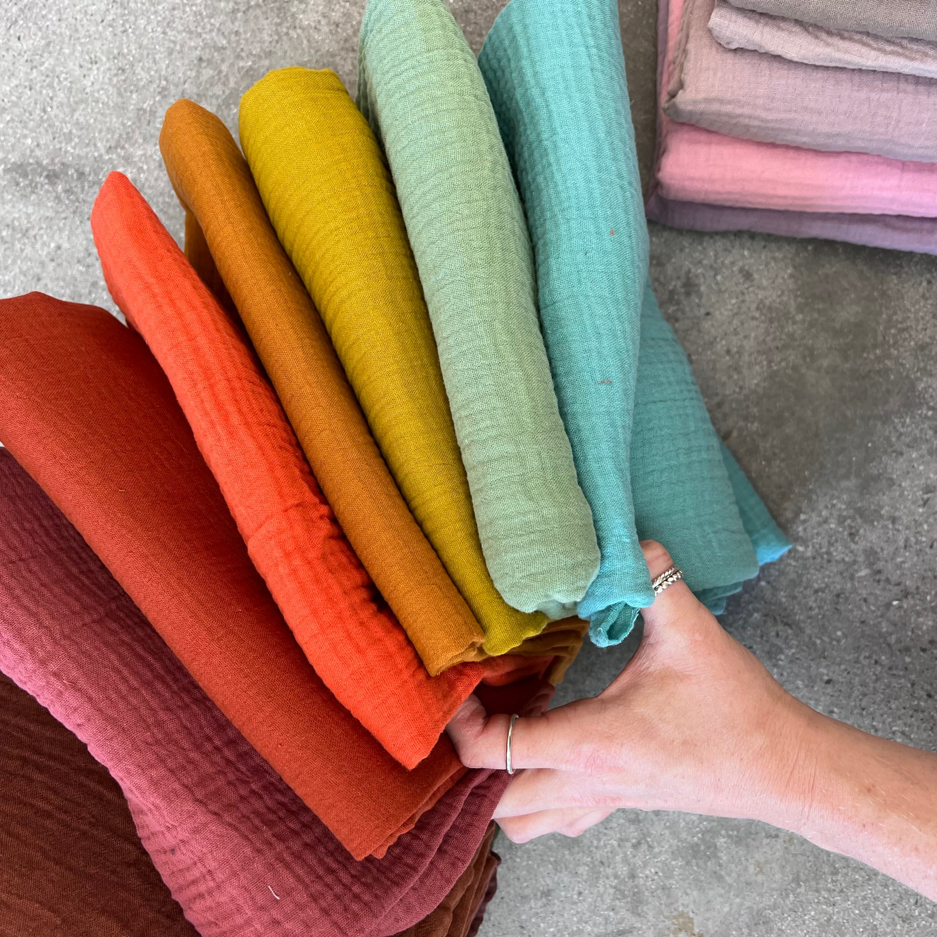 Juniper Organic Aqua    $16 per metre - Image 8