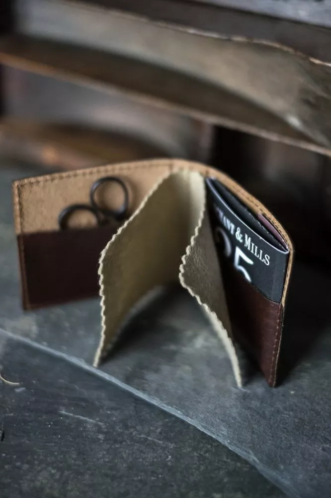 Leather needle wallet - Merchant Mills - Image 3