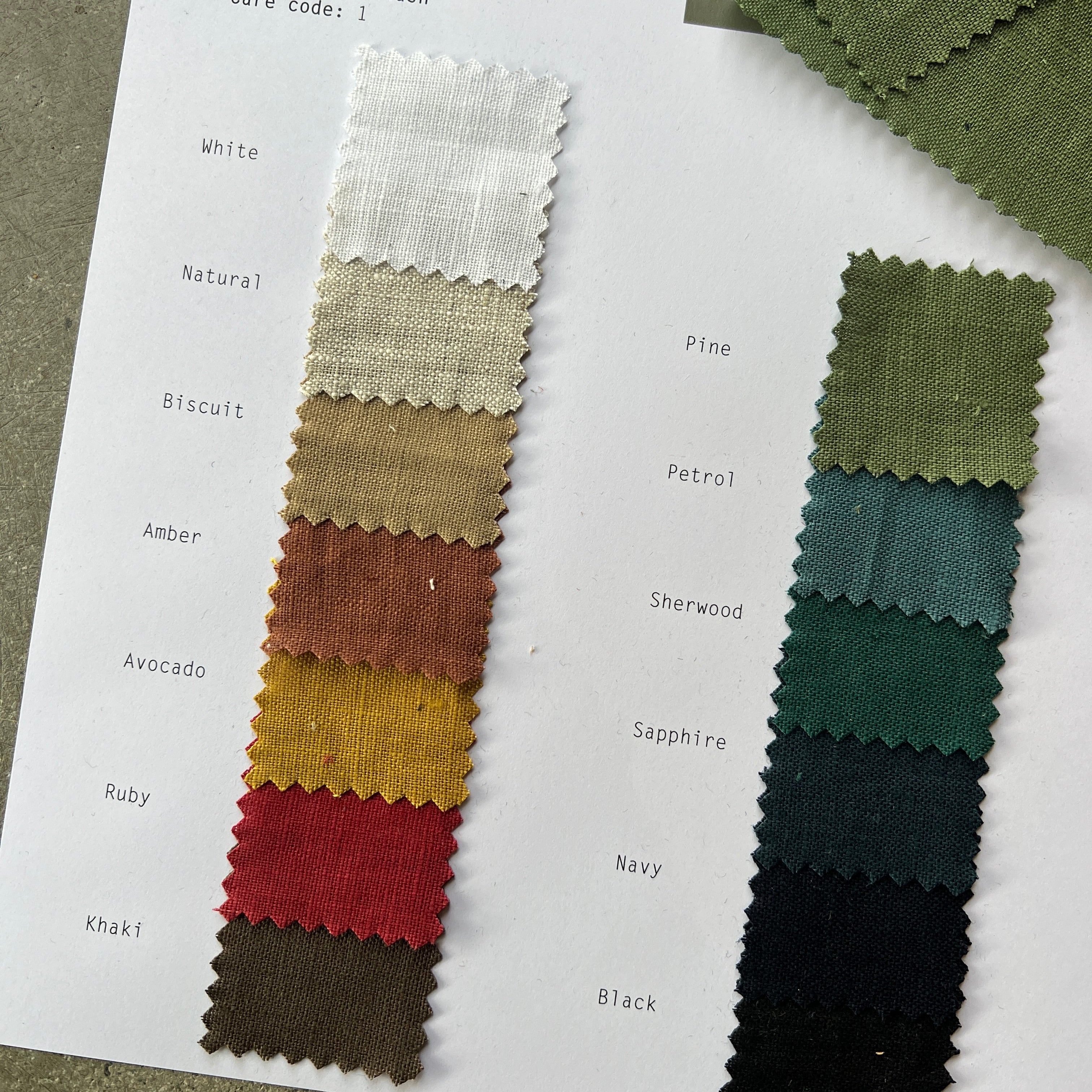 LOGAN SWATCH CARD   $10 - Image 3