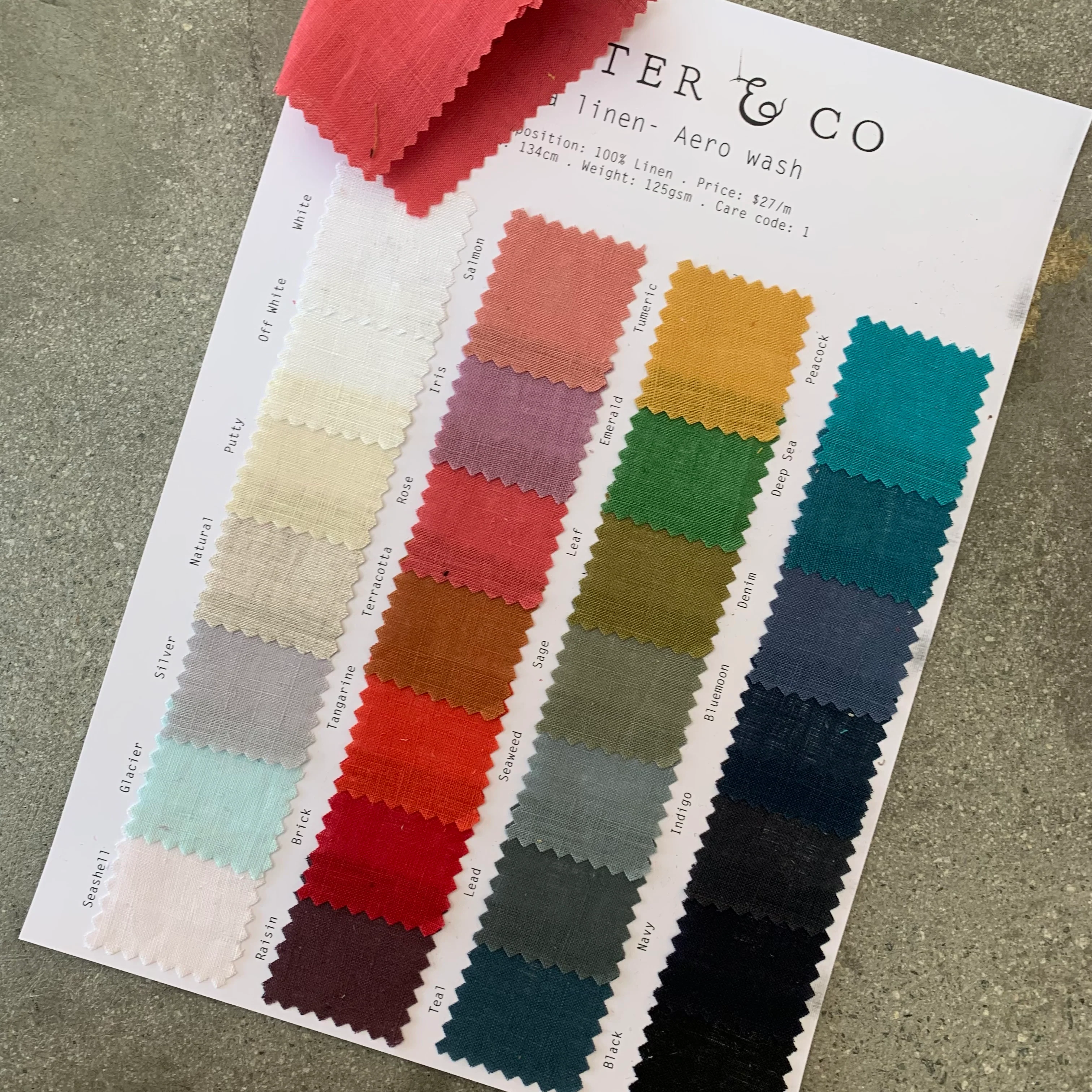 Lola Navy   $29 per metre - Image 3