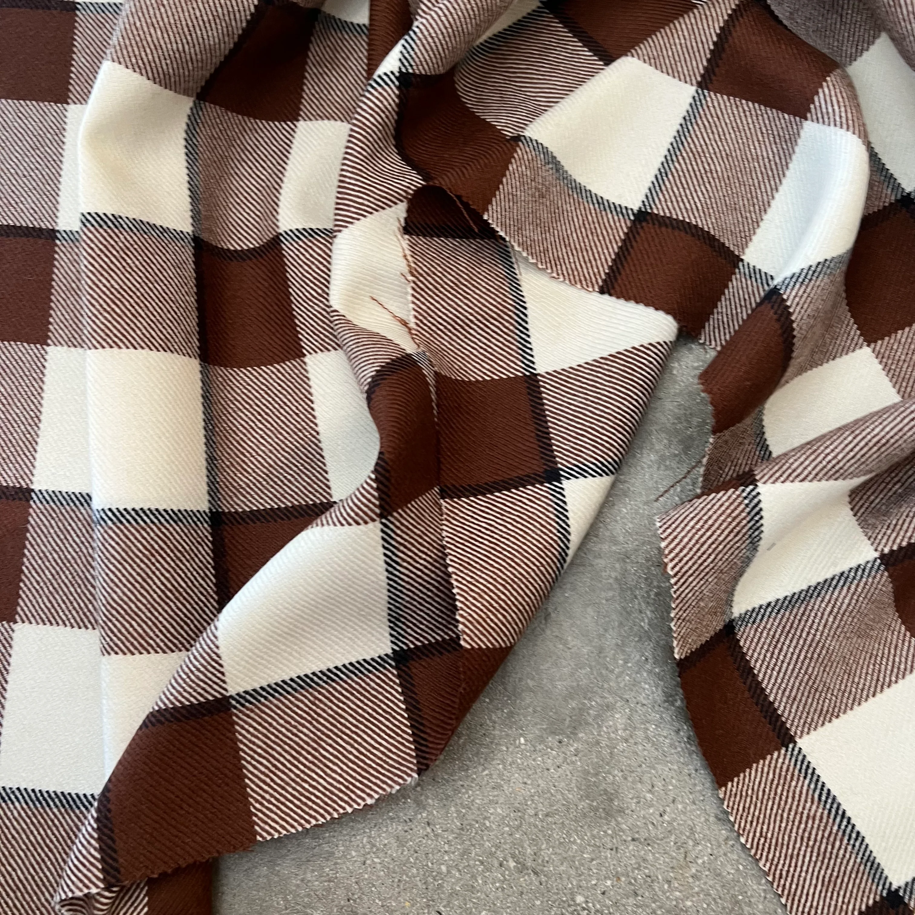 Malcolm Ivory Choc    $39 per metre - Image 3