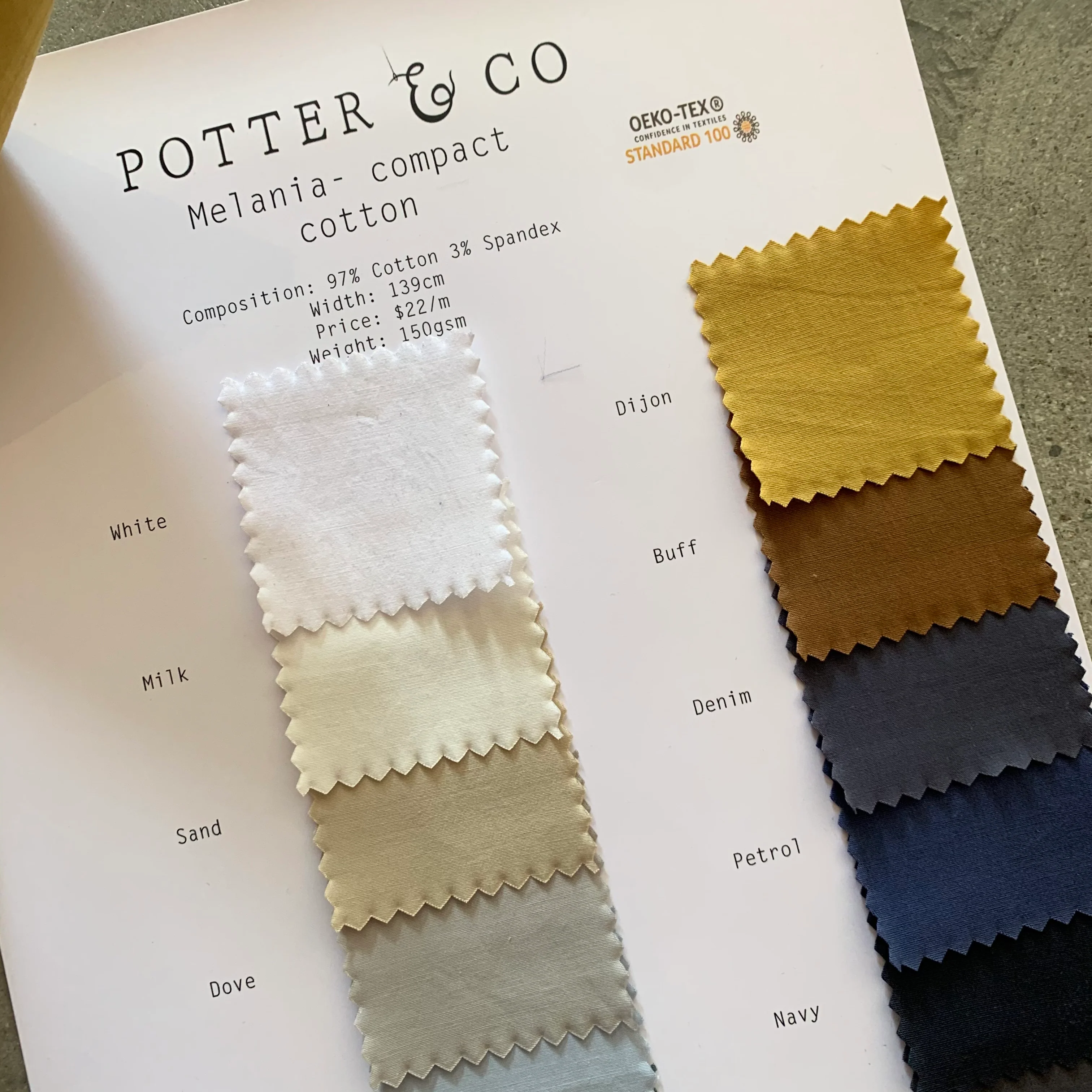 MELANIA SWATCH CARD   $10 - Image 3